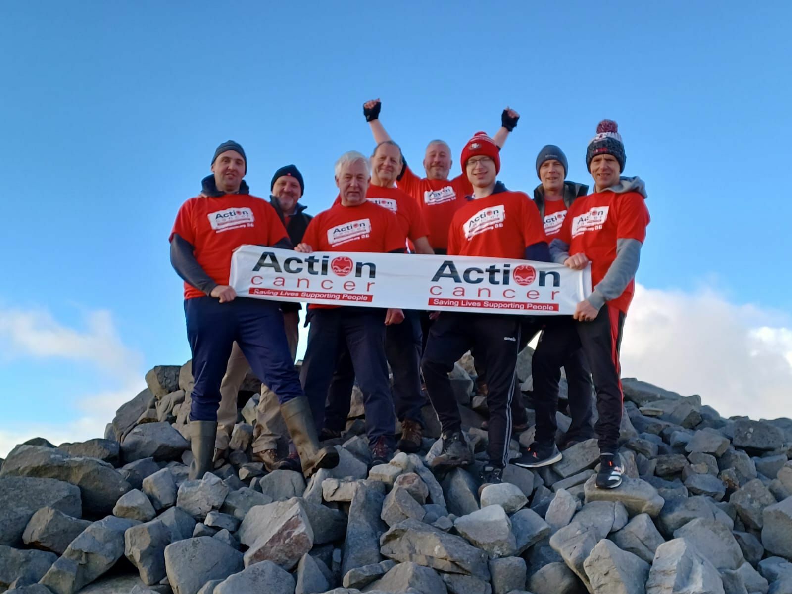 Windowmate Fermanagh trek Stairway to Heaven for Action Cancer